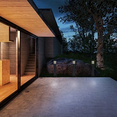 Уличный светильник Elektrostandard 1550 Techno черный a035095 2