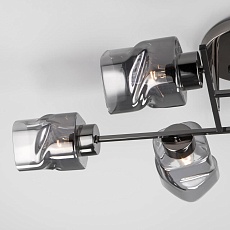 Потолочная люстра Eurosvet Hilari 30165/6 черный жемчуг 2