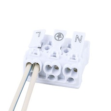 Клемма монтажная Stekker, LD294-4003, для подключения фазных проводников, 3 контактные группы (3 ввода, 3 вывода на полюс) 32734 5