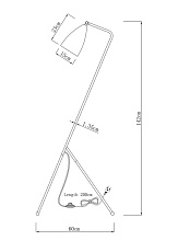 Торшер Moderli Show V10999-F 1