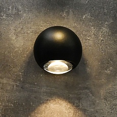 Уличный настенный светодиодный светильник Favourite Linse 4391-1W 2