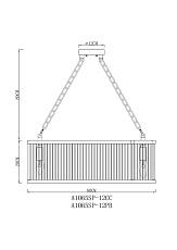 Подвесная люстра Arte Lamp Anetta A1065SP-12PB 1