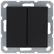 Выключатель двухклавишный Jasmart G3023PB