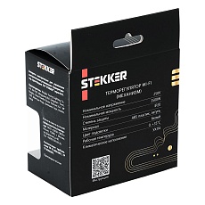 Терморегулятор Wi-Fi (механизм), Stekker, 250В, 3500Вт Катрин, GLS00-7119-01, белый 50374 1