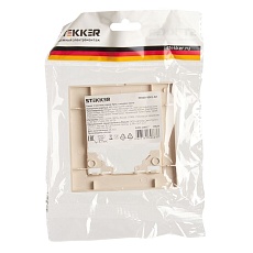 Рамка 1-постовая Stekker Эрна слоновая кость PFR00-9001-02 39624 2