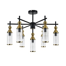 Подвесная люстра Indigo Torazzo 13037/7R Black V000528