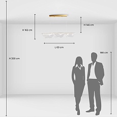 Подвесной светодиодный светильник De City Конти 488013401 1