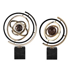 Статуэтка настольная ArtHomeDecor SATURN 4171 S BLACK & GOLD 1