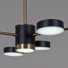 Потолочная светодиодная люстра Reluce 06369-0.3-06 COP+BK 1