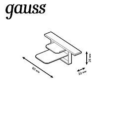 Заглушка Gauss TR143 1