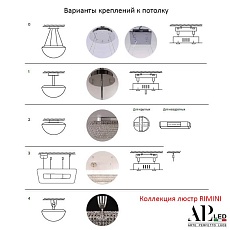 Потолочный светодиодный светильник Arte Perfetto Luce Rimini S504.0.50.B.3000 2