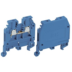 Зажим наборный ЗНИ-2,5мм2 (JXB24А) синий IEK YZN10-002-K07