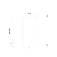 Подвесной светодиодный светильник Lucia Tucci Aero 206.30 Bianco Led 1