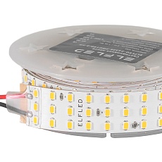 Лента светодиодная ELFLED PRO140, 336/м (2835), 24В, 30Вт/м, 3м, 3ряда, белый теплый 2800-3300К ELFLED-24336-PRO140/3-ww 1