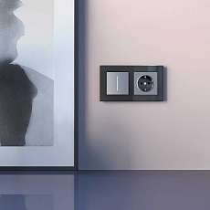 Сенсорный диммер Werkel (Умный дом) с подсветкой серебряный W3443106 a063596 2