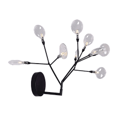 Бра Crystal Lux Evita AP9 BLack/Transparent 2