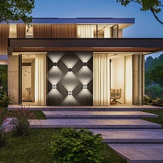 Уличный настенный светодиодный светильник Elektrostandard 1555 Techno LED Twinky a038419 2