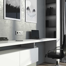 Розетка Werkel Hammer Ethernet RJ-45 серебряный W1281006 4690389163036 3