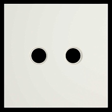 Накладка для розетки телевизионной оконечной TV+SAT, S70 (хлопок) Voltum VLS001613 3