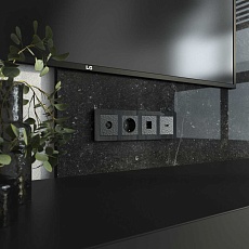 Лицевая панель Werkel Hammer для HDMI черный W1296008 4690389163241 2