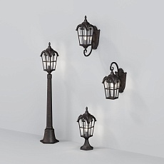 Настенный светильник Maytoni Outdoor O413WL-01BZ1 2