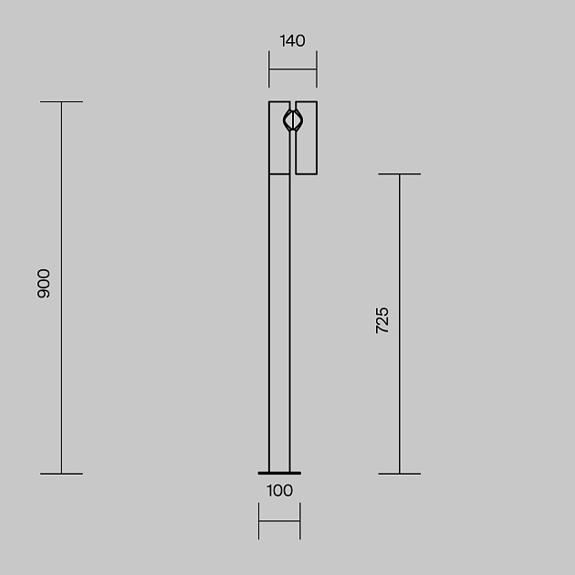 Ландшафтный светильник Maytoni Outdoor O494FL-L10B3K Фото № 10