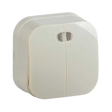 Выключатель двухклавишный IEK Glory кремовый EVH21-K33-10