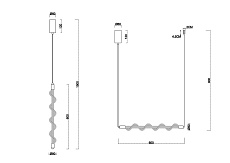Подвесной светодиодный светильник Divinare Passato 1925/06 SP-8 1
