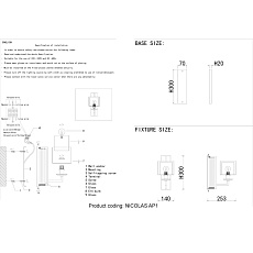 Бра Crystal Lux Nicolas AP1 Nickel/White 1
