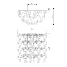 Настенный светильник Bogates Cappio 380/2 a069358 1