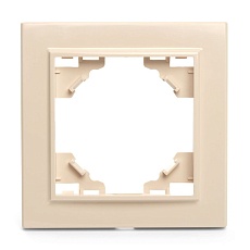 Рамка 1-постовая Stekker Эрна слоновая кость PFR00-9001-02 39624