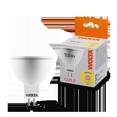 Светодиодная лампа WOLTA 25YMR16-220-7.5GU5.3