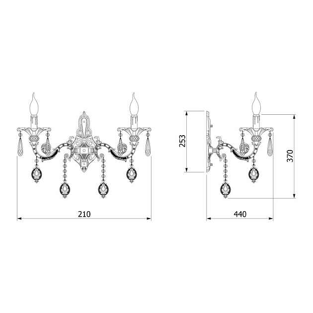Бра Bogates 276/2 Strotskis Фото № 2