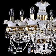 Подвесная люстра Artglass Esmeralda VI. Full Cut White CE 1