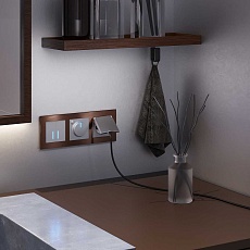 Терморегулятор Werkel электромеханический для теплого пола серебряный W1151106 4690389156021 5