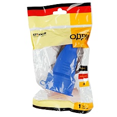 Розетка переносная 2P+PE Stekker Одри с крышкой синий RST16-21-44 39196 2