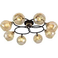 Потолочная люстра Reluce 01357-0.3-08B BK+FGD 4