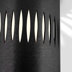 Потолочный светодиодный светильник Elektrostandard DLS026 7W 4200К черный a052837 2