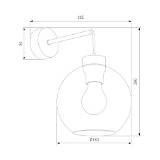 Бра TK Lighting 4135 Cubus 1