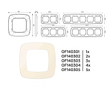 Рамка AMBRELLA VOLT OF140305 2