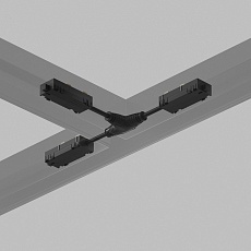 Коннектор Т-образный Denkirs Smart Hide TR2115-BK 3