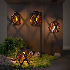 Уличный светильник Elektrostandard Ambra 35133/S черный a056234 3