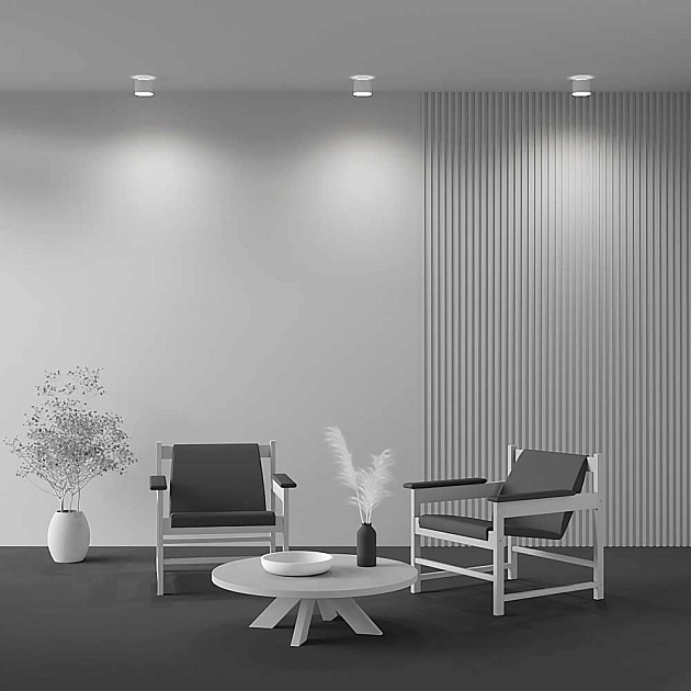 Потолочный светодиодный светильник Maytoni Planet C009CW-L12W Фото № 3