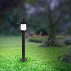 Садово-парковый светильник ЭРА «Поллар» НТУ 01-60-009 напольный черный IP54 Е27 max60Вт h860мм Б0057493 4