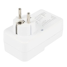 Реле напряжения для розетки регулируемое Stekker VPR-200W, 230В,16A,белый 50689 4