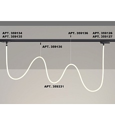 Подвесной светодиодный светильник Novotech Ramo Konst 359331 2