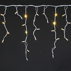 Cветодиодная гирлянда Sneha бахрома 230V теплый белый мерцающий A-510 WW/W FLASH 2