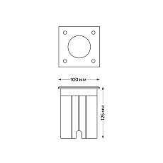 Грунтовый светильник Italline IT8310 1