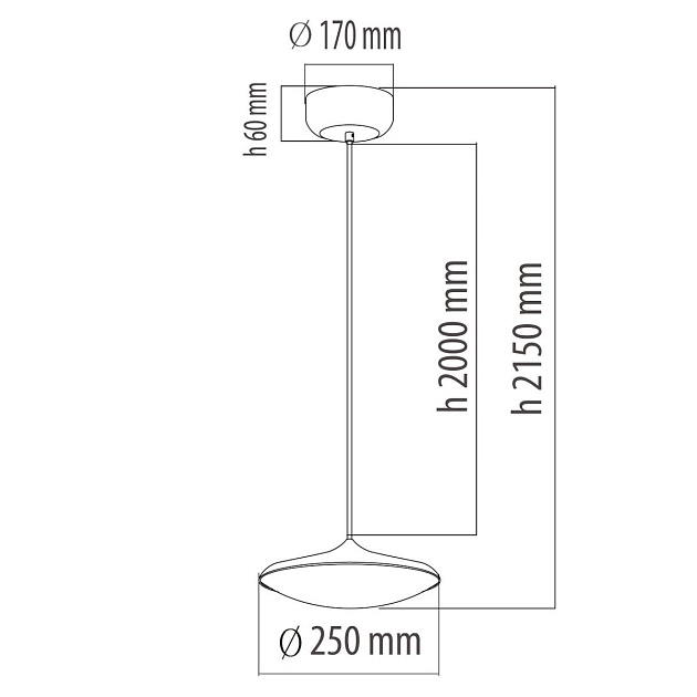 Подвесной светодиодный светильник De Markt Перегрина 5 703011201 Фото № 2