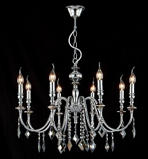 Подвесная люстра Crystal Lux MERCEDES SP8 CHROME/SMOKE 2